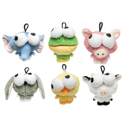 Multipet Assorted Big Eyez Plush Pet Toy 36306